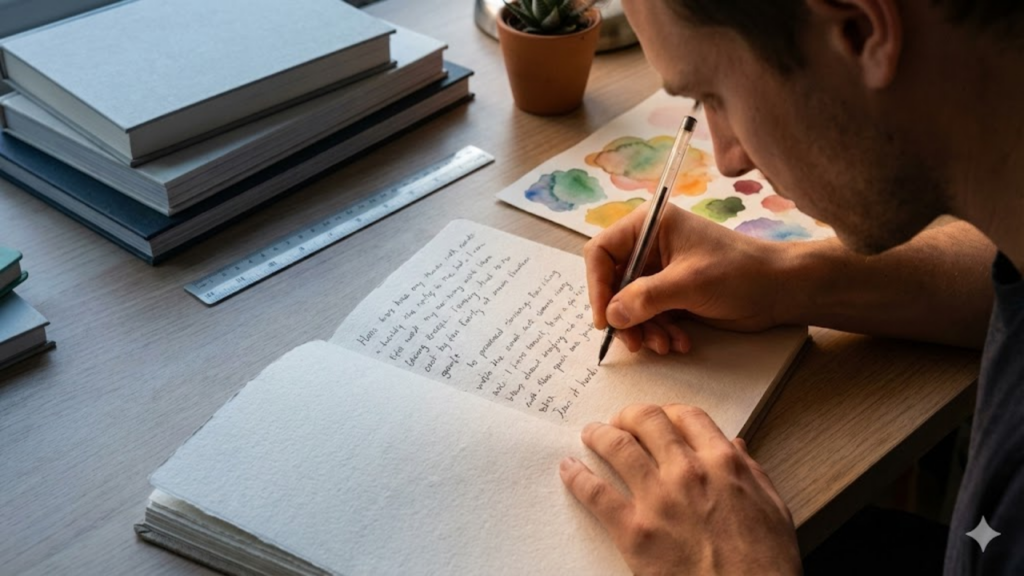 Exercício de escrita com a mão não dominante estimula criatividade cerebral
