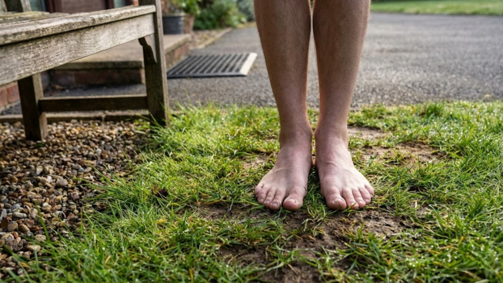 Contato dos pés com a grama associado a melhor sono e redução de radicais livres
