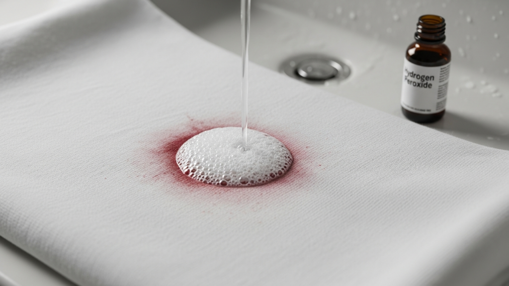 Água quente fixa proteínas do sangue e dificulta remover manchas do lençol