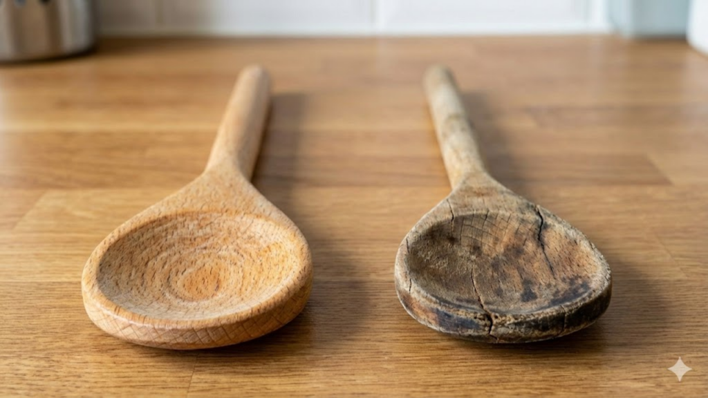 Colher de pau sobre a panela ajuda a interromper a espuma e evita que a água transborde