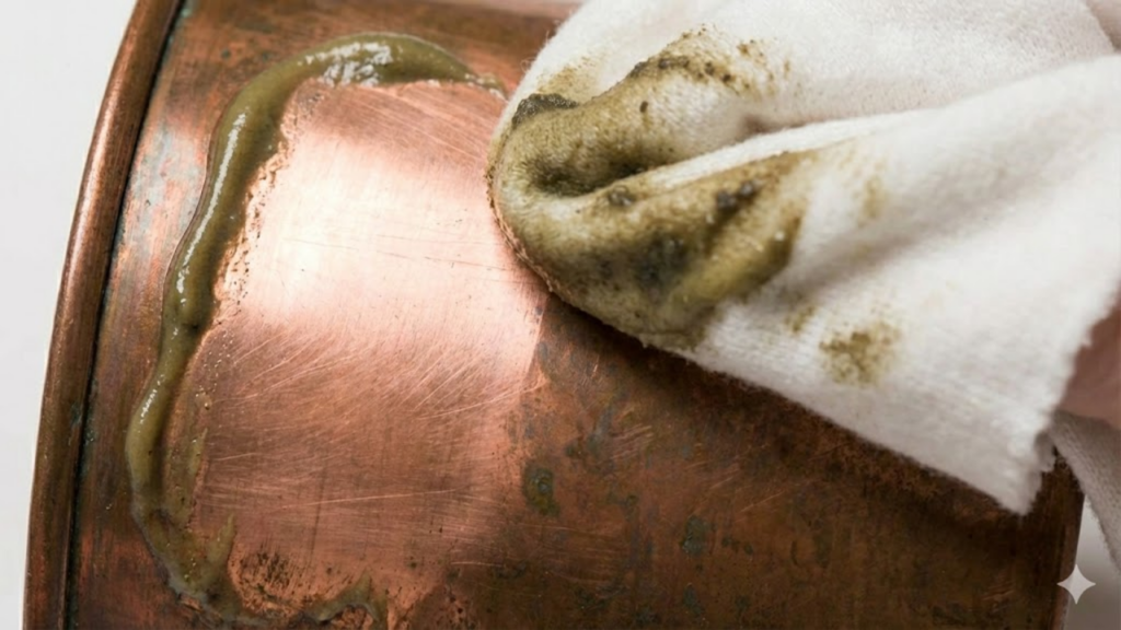 Ketchup reage com a oxidação e ajuda a devolver o brilho a panelas de cobre ou latão