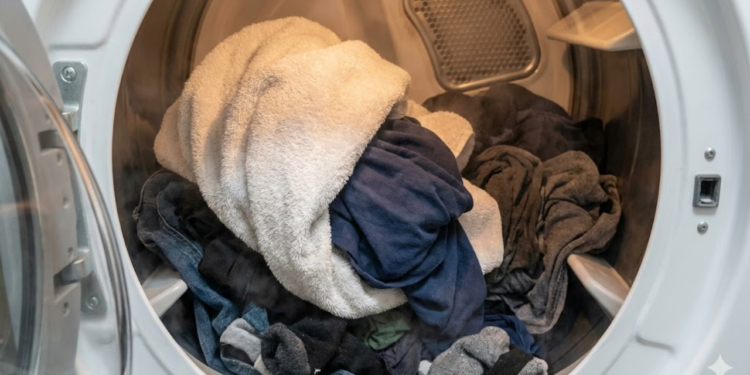 O truque da toalha seca para secar roupas na máquina na metade do tempo