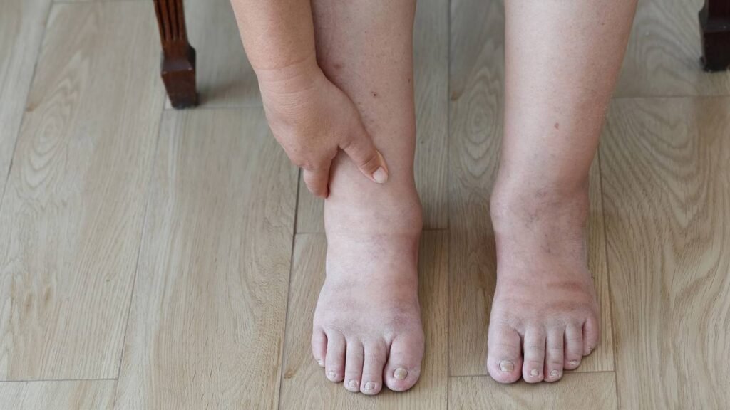 O que fazer quando as pernas incham ao ficar muito tempo sentado?