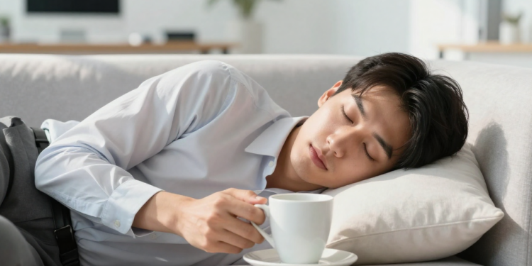 A "Soneca de Café" (Nappuccino): Beber café imediatamente antes de dormir 20 minutos para acordar super-humano