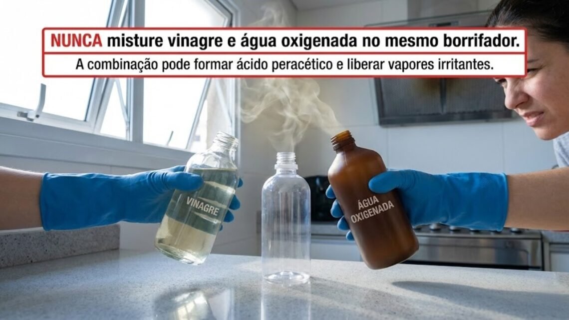 Mistura de vinagre e água oxigenada: para que serve - Correio ...