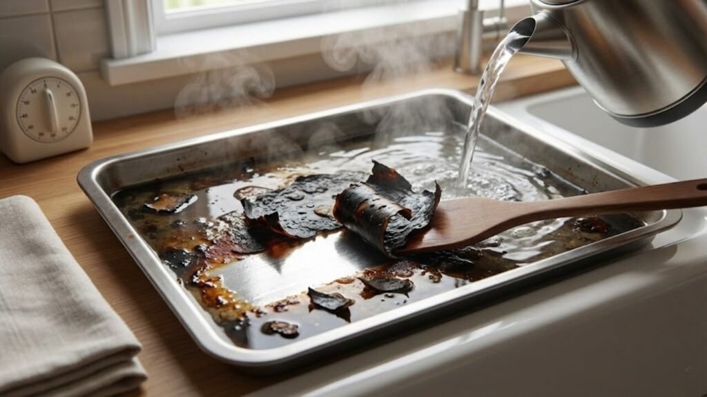 Sem detergente nem bicarbonato: como limpar a assadeira do forno