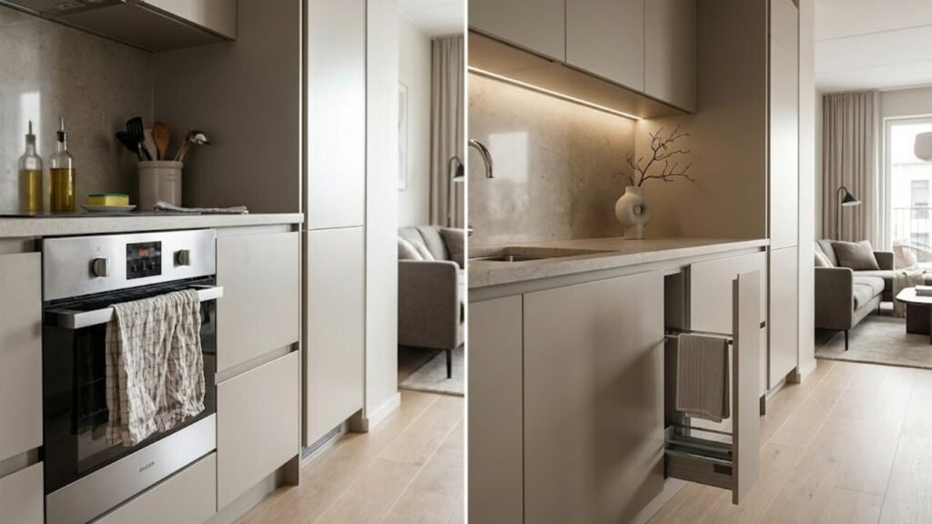 Adeus panos de prato pendurados no forno: a nova tendência prática para guardá-los em 2026