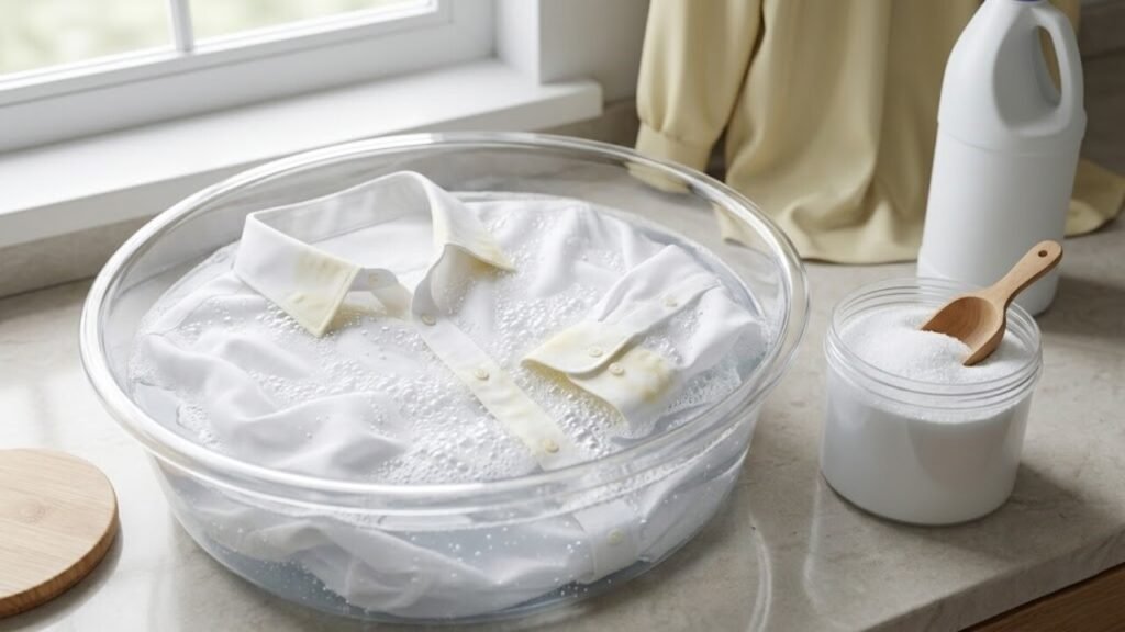 Método simples que ajuda a recuperar o tom branco de roupas que ficaram amareladas