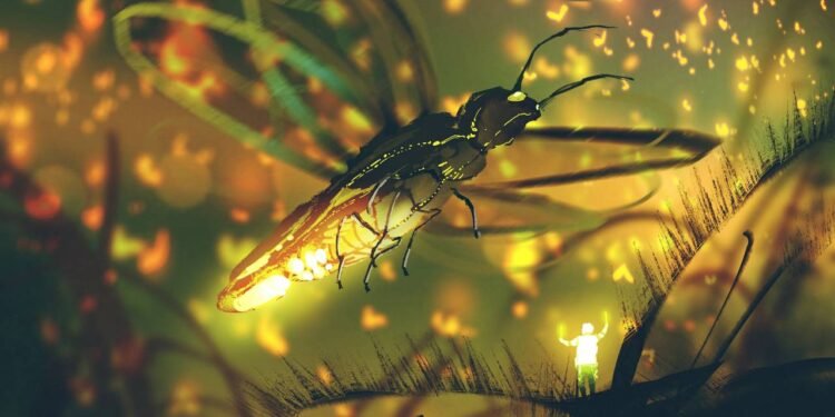 Além do valor espiritual atribuído ao vagalume, há também um forte componente ecológico envolvido em sua presença - Créditos: depositphotos.com / grandfailure