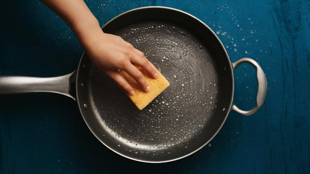 O truque caseiro para deixar como panelas e frigideiras novas em um minuto