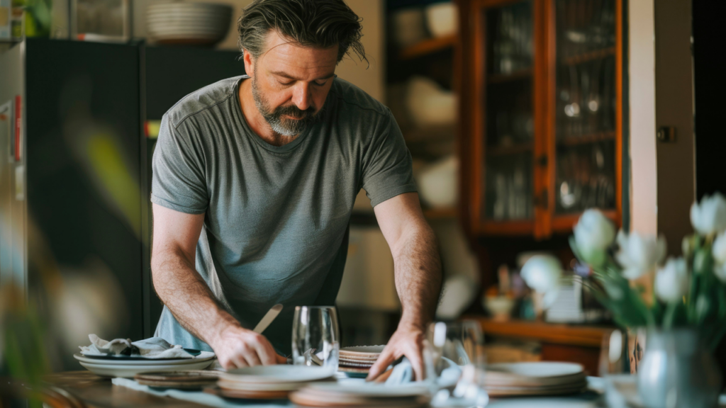 O que significa levantar da cadeira e ajustá-la antes de sair, segundo a psicologia