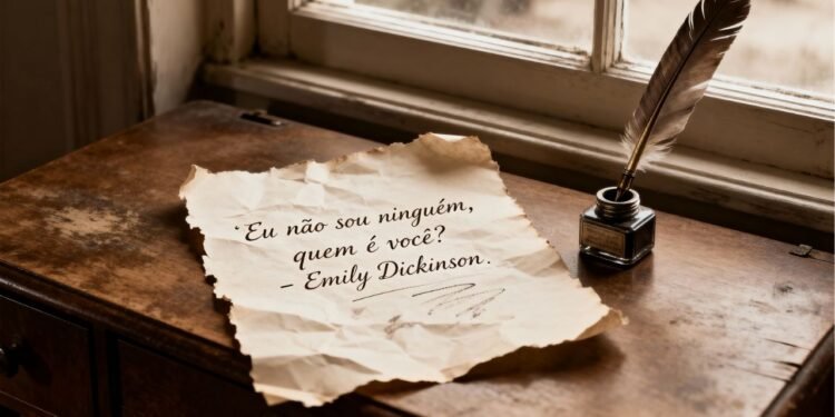 O que significa a sábia frase poética de Emily Dickinson: "Eu não sou ninguém, quem é você?"