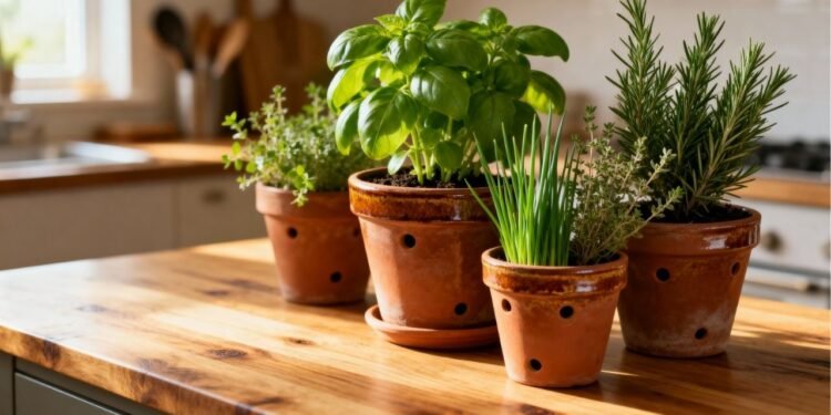 Ideias de temperos que resistem ao calor da cozinha e dão mais vida à bancada da pia