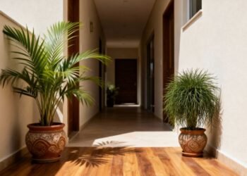 As plantas ideais para quem quer um corredor bonito sem precisar de muita manutenção