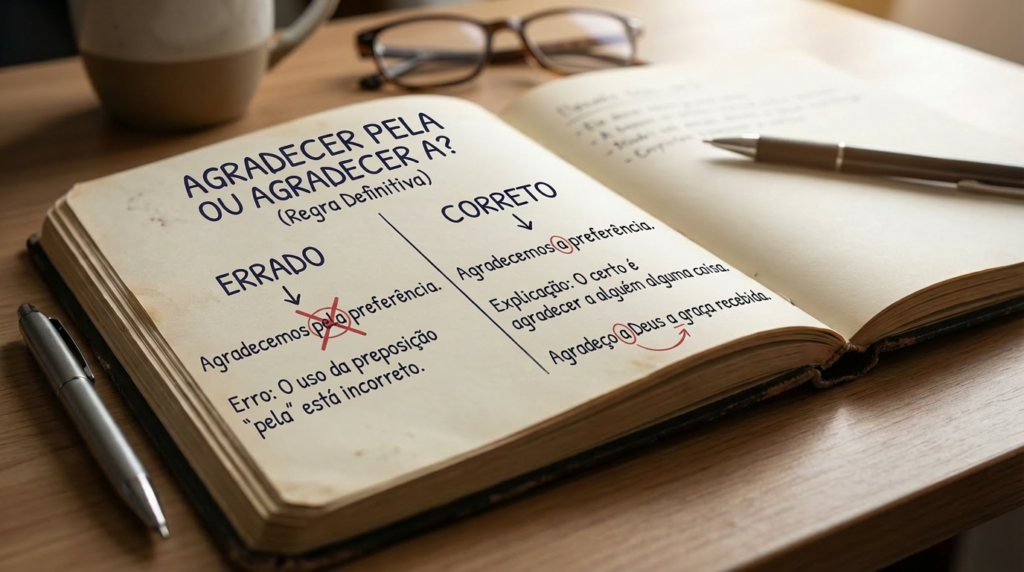 Como usar "Agradecer pela/agradecer a" no dia a dia sem usar o jeito errado