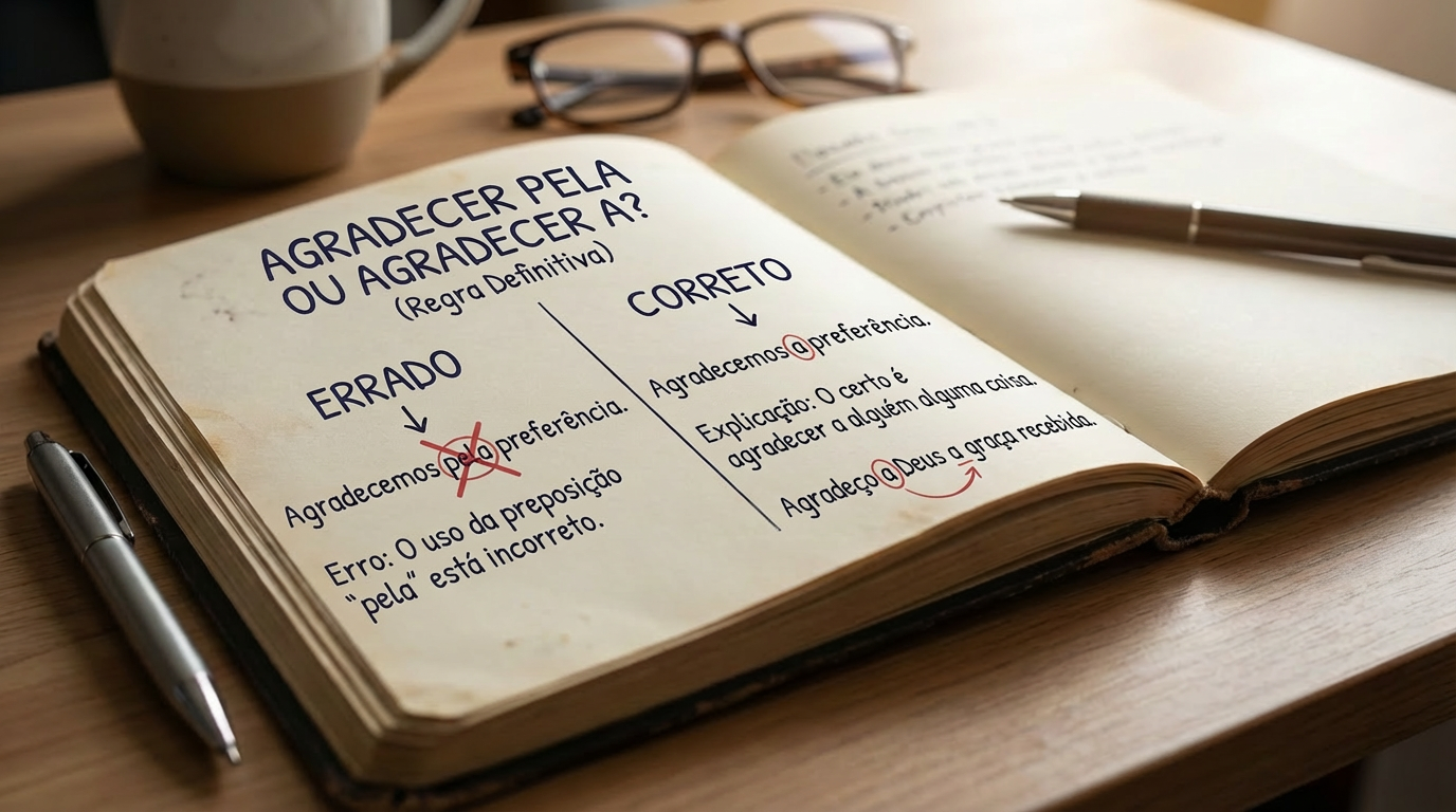 Como usar "Agradecer pela/agradecer a" no dia a dia sem usar o jeito errado