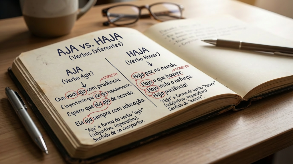 "Aja" está errado? O que diz a língua portuguesa e quando usar "Haja"
