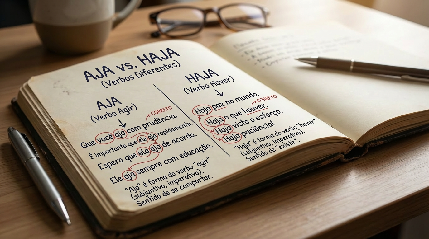 "Aja" está errado? O que diz a língua portuguesa e quando usar "Haja"
