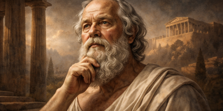 Citação do dia do famoso filósofo Sócrates: “Uma vida não examinada não vale a pena ser vivida.”