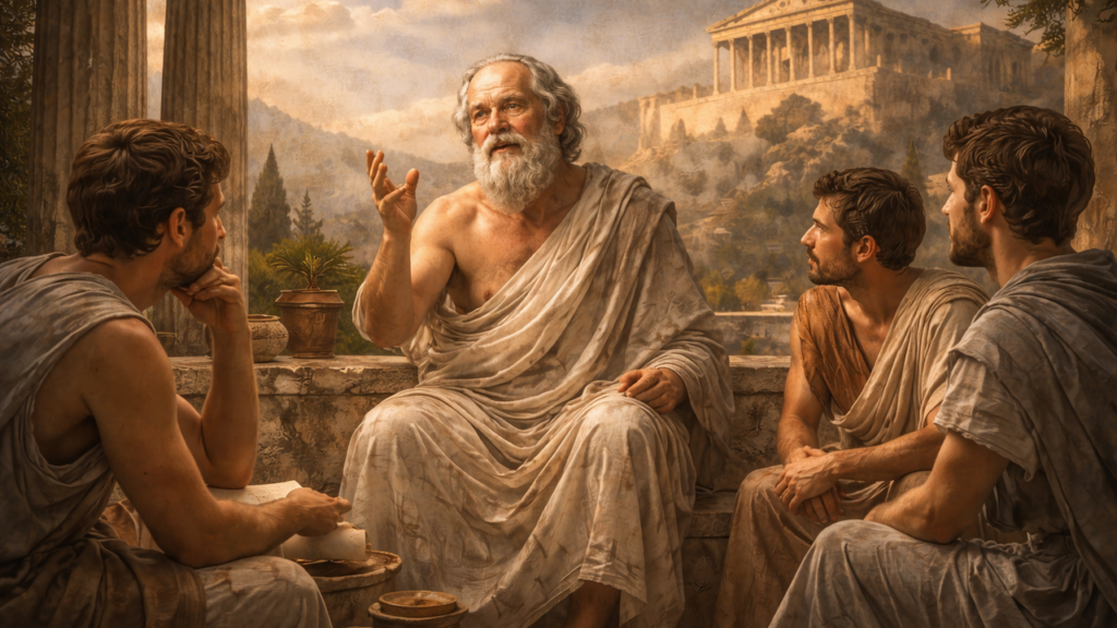 Citação do dia do famoso filósofo Sócrates: “Uma vida não examinada não vale a pena ser vivida.”