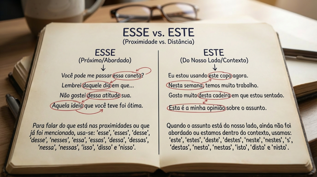 O erro comum que muitos ainda cometem no dia a a dia ao usar “Esse” e “este”