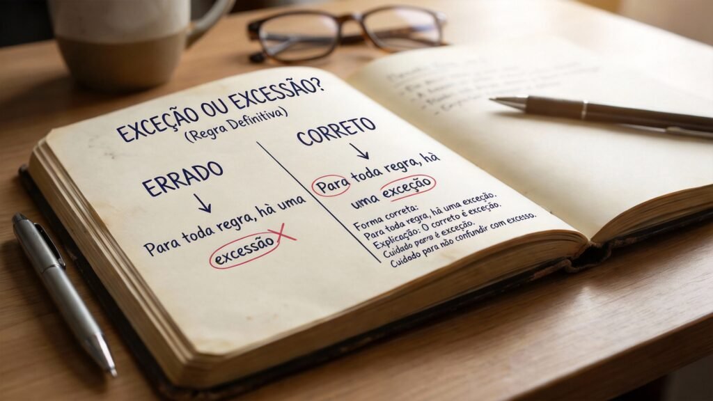 “Exceção” ou “Excessão”? Essa é a regra definitva segundo a gramática