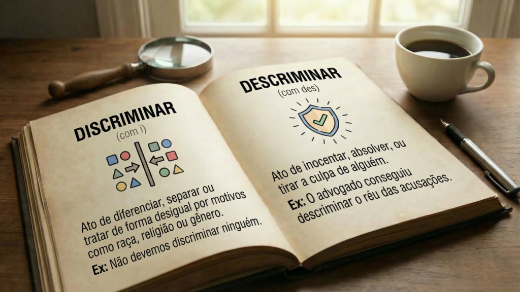 Poucos sabem sobre quando usar “Descriminar” ou “discriminar”