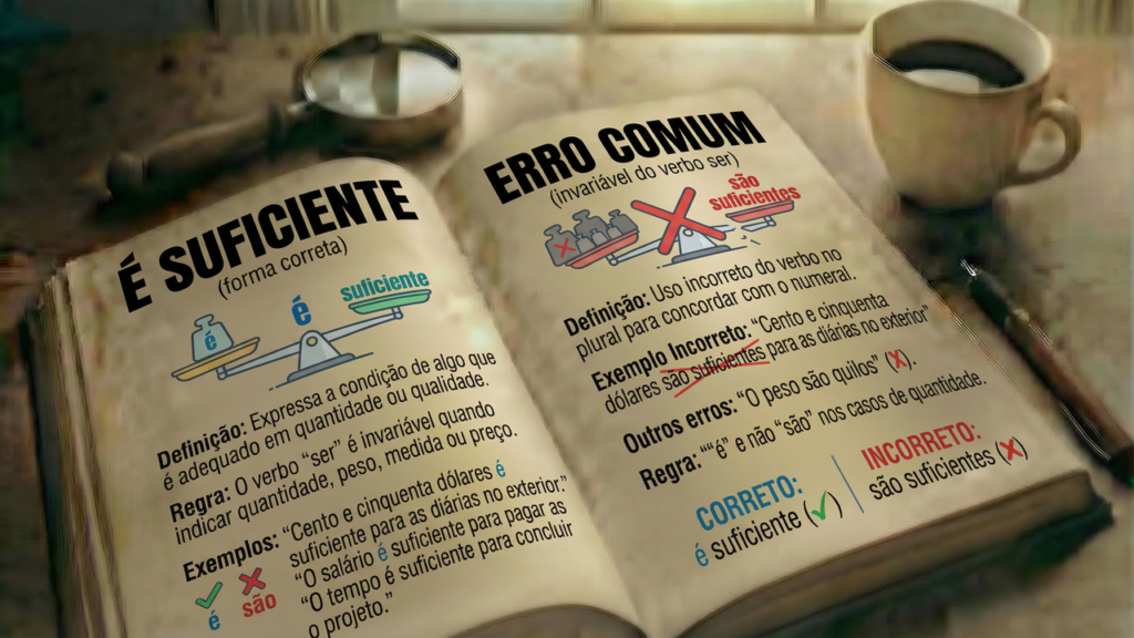 Poucas pessoas realmente sabem se o correto é "são suficientes" ou "é suficiente"