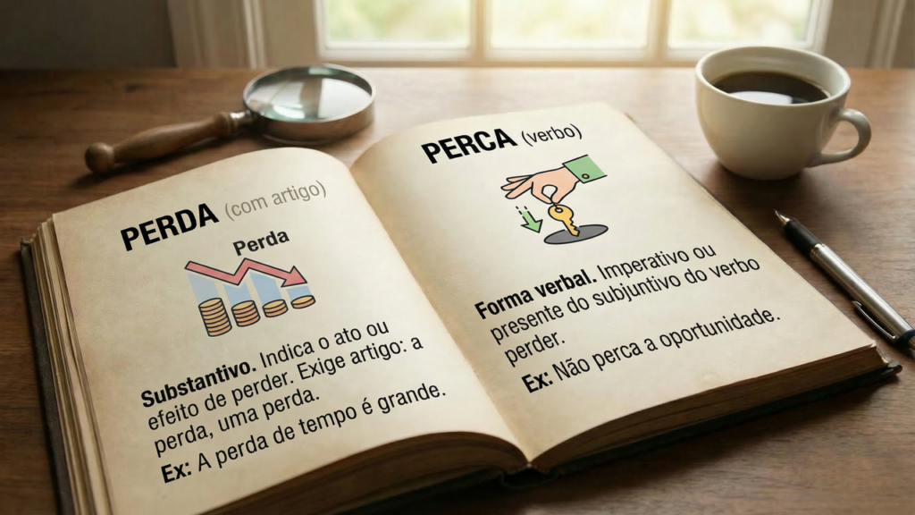 Qual a real diferença e quando usar “Perca” e “perda”