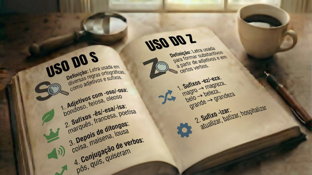 Como saber se uma palavra é escrita com "s" ou "z" no dia a dia