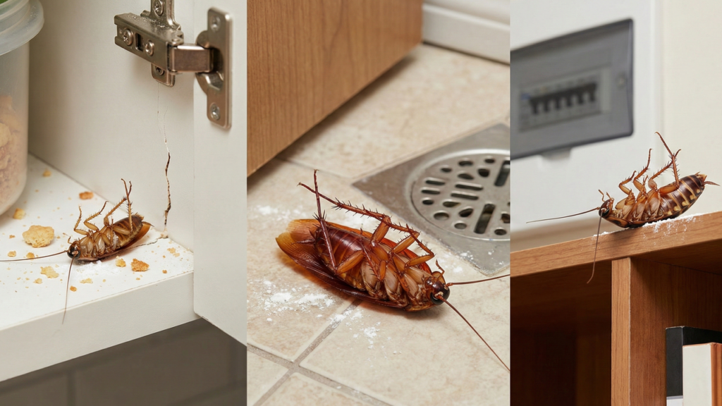 O que significa aparecer baratas de barriga para cima em casa?