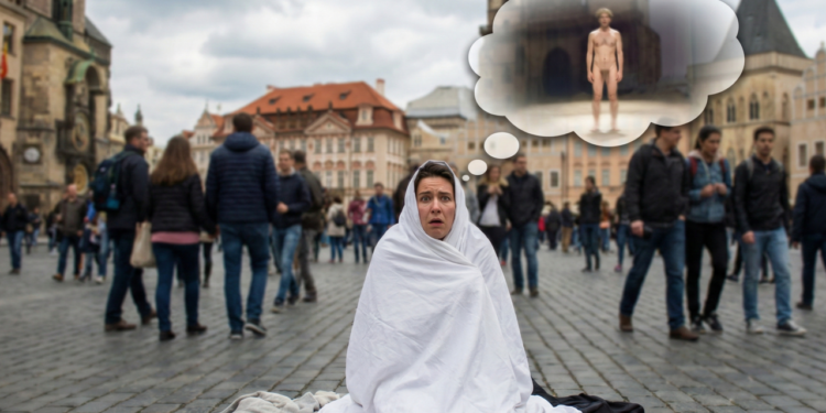 Sentir-se nu em público nos sonhos costuma indicar apreensão com julgamentos, autoimagem ou a possibilidade de revelar partes verdadeiras de sua personalidade