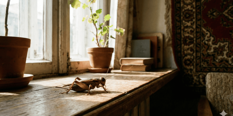 O que significa quando o grilo canta dentro da sua casa?