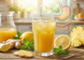 O suco refrescante que ajuda o estômago a trabalhar melhor e é super fácil de preparar