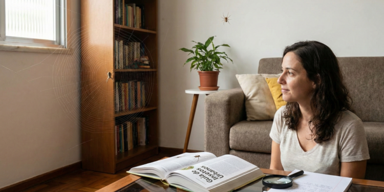 O que significa ter aranhas dentro de casa com frequência, segundo especialistas