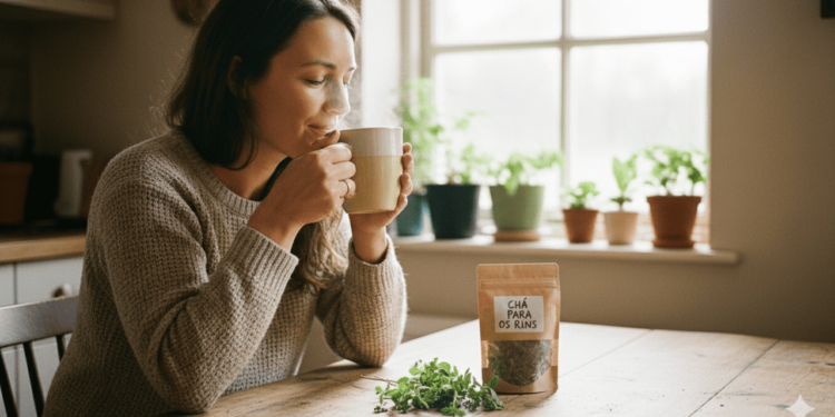 O chá costuma ser associado ao alívio de desconfortos causados por pedras nos rins e na bexiga