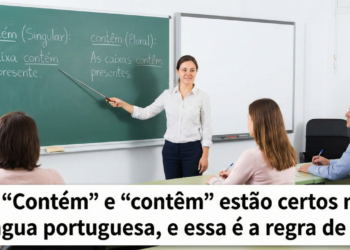 "Contém” e “contêm” estão certos na língua portuguesa, e essa é a regra de uso