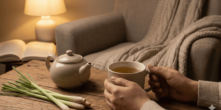 O capim-cidreira, também chamado de capim-limão, tem um aroma marcante e suave ao mesmo tempo