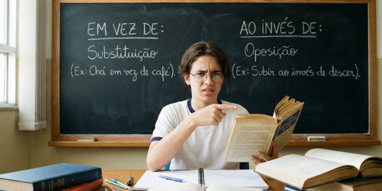 Quando usar “Em vez de” e “ao invés de”, segundo a língua portuguesa
