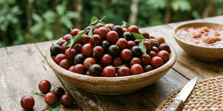 É comum que a indústria ajuste o sabor do camu-camu, já que o fruto apresenta acidez marcante