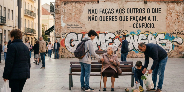 Citação do dia do antigo filósofo Confúcio sobre convivência: “Não faças aos outros o que não queres que façam a ti.”