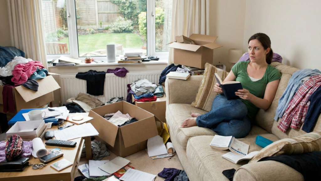 O que significa não conseguir relaxar com a casa bagunçada, segundo a ciência