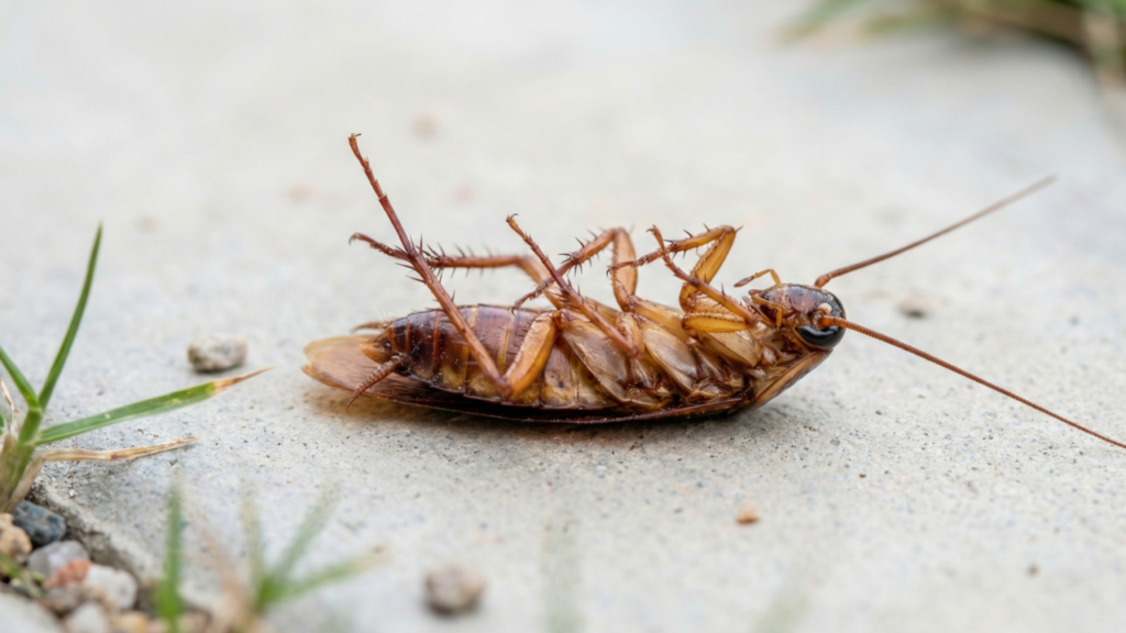 O que significa aparecer baratas de barriga para cima em casa?