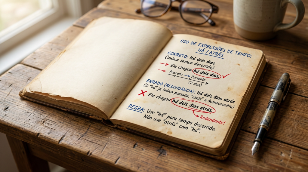 “Há dois dias” ou “há dois dias atrás”? O erro que muitos ainda cometem no dia a dia