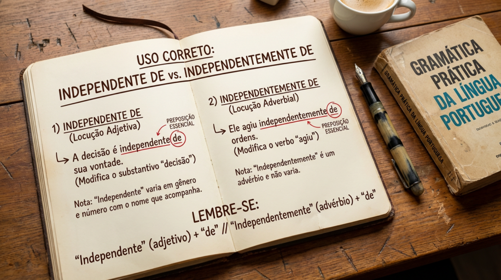 Esse é o jeito certo de usar “Independente de” e “independentemente de”