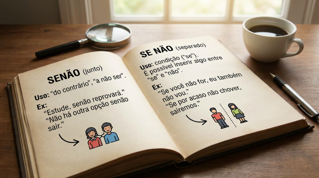 A explicação definitiva para você nunca mais errar a diferença entre “Senão” e “se não”