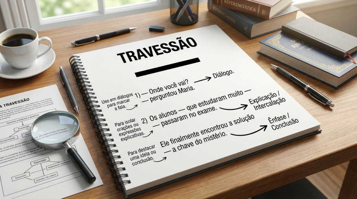 Você sabe usar o travessão no português? Entenda como ele entrega o uso ...