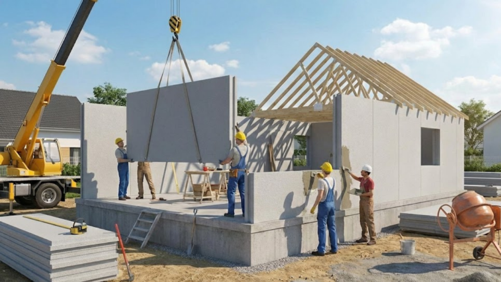 Adeus ao tijolo: as paredes prontas são a tendência para 2026 e prometem obras mais rápidas, limpas e baratas