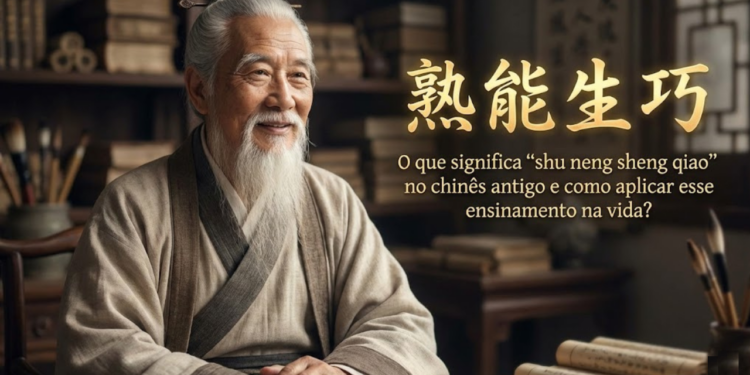 O que significa "shu neng sheng qiao" e como esse ensinamento pode ser aplicado na vida?