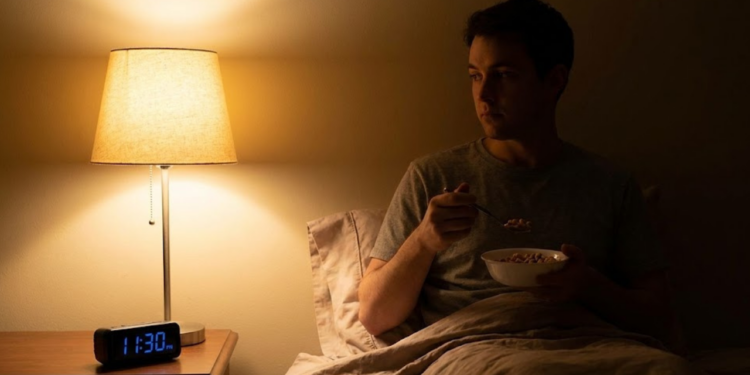 O que acontece com seu corpo quando você come à noite e como isso afeta o organismo?